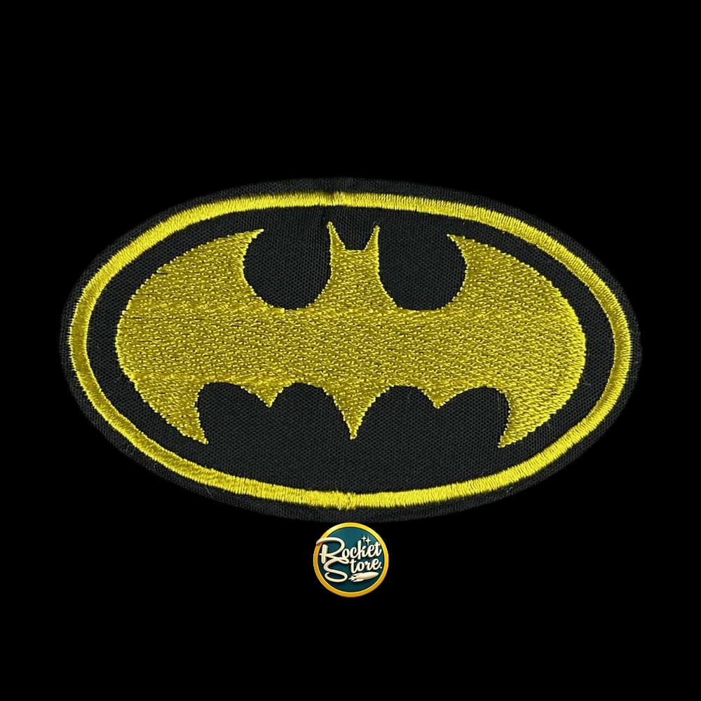 Parche Batman - Logo Ovalado Amarillo y Negro