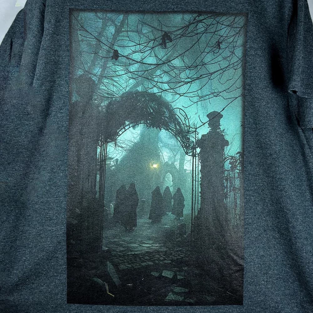Camiseta Harry Potter - Mortífagos en el Cementerio Gris Jaspe - Foto 1
