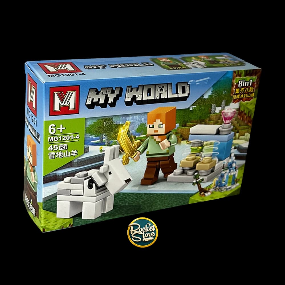 Set tipo LEGO Minecraft Alex y Cabra de las Nieves
