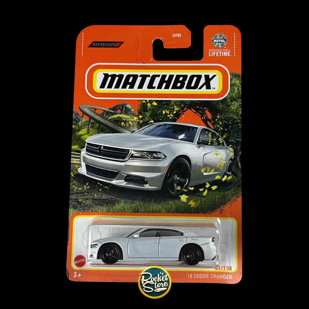 Matchbox 2016 Dodge Charger Blanco