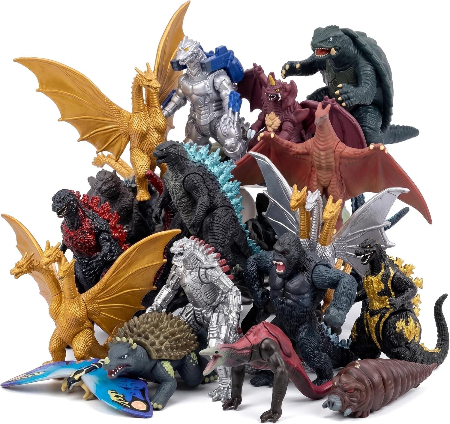 Colección completa de minifiguras kaiju Godzilla