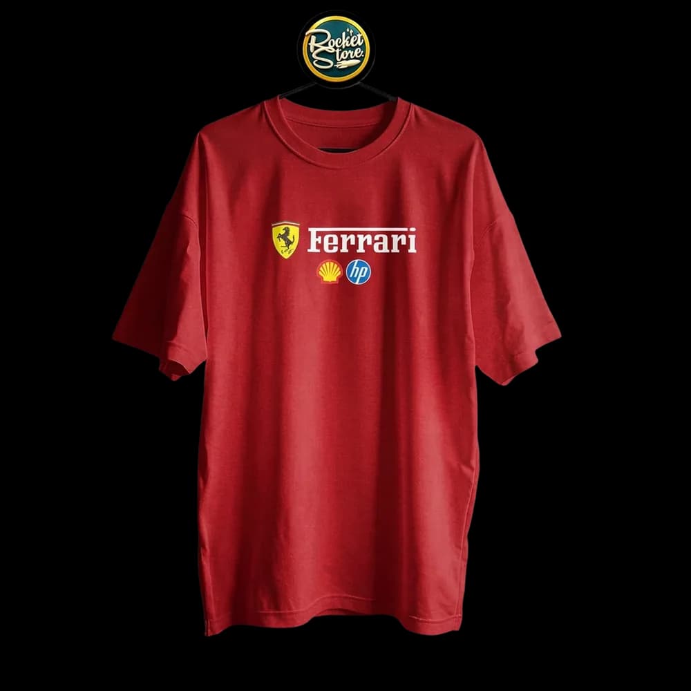 Camiseta Ferrari F1 - Blueprint Monoplaza Rosso Corsa