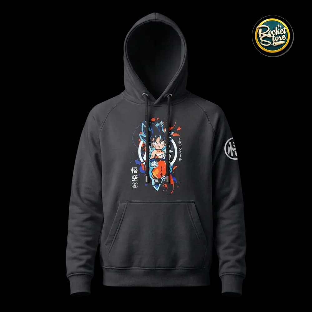 Buzo Hoodie Dragon Ball Super - Goku Ultra Instinct Chibi