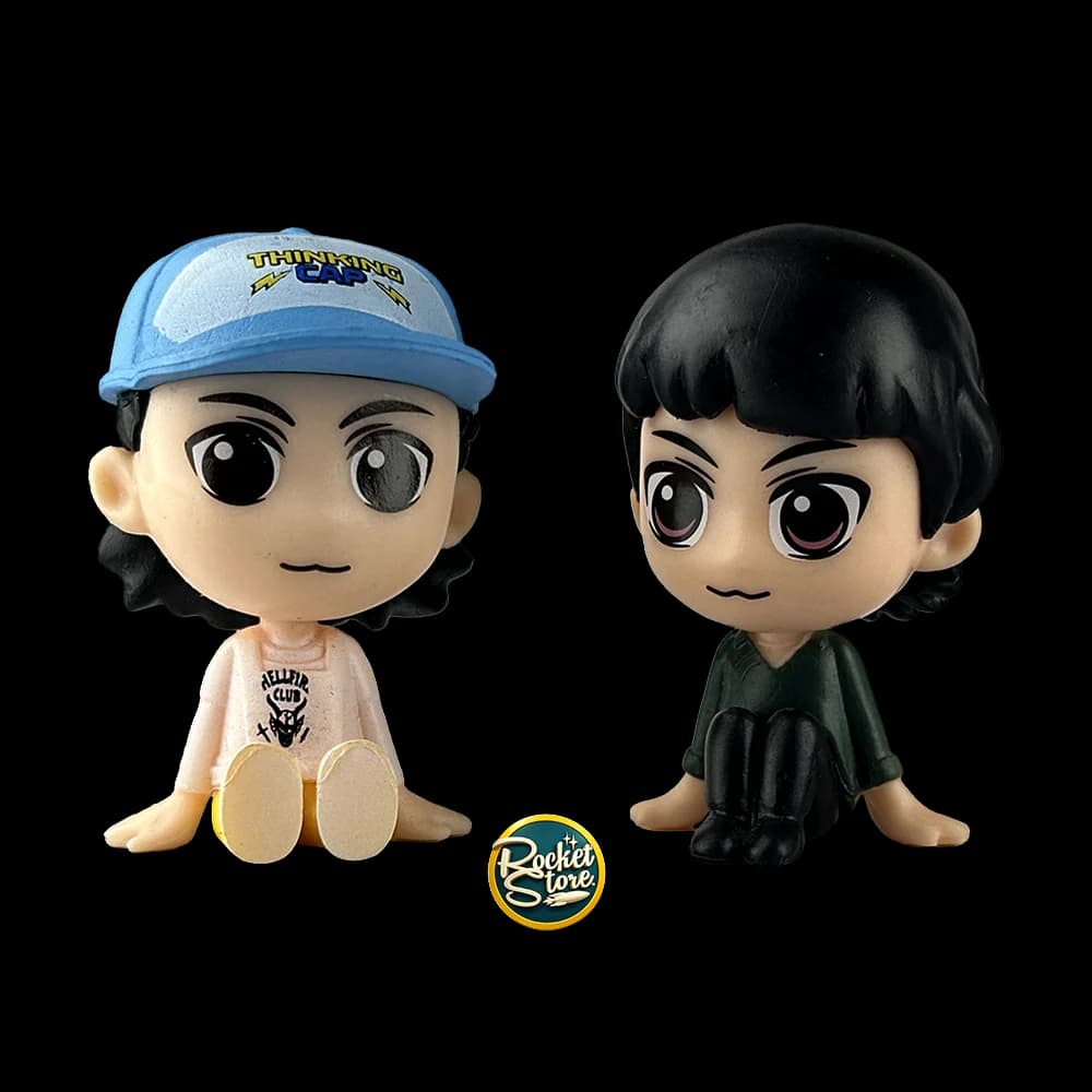 Set Dúo Chibi Dustin y Mike - Stranger Things