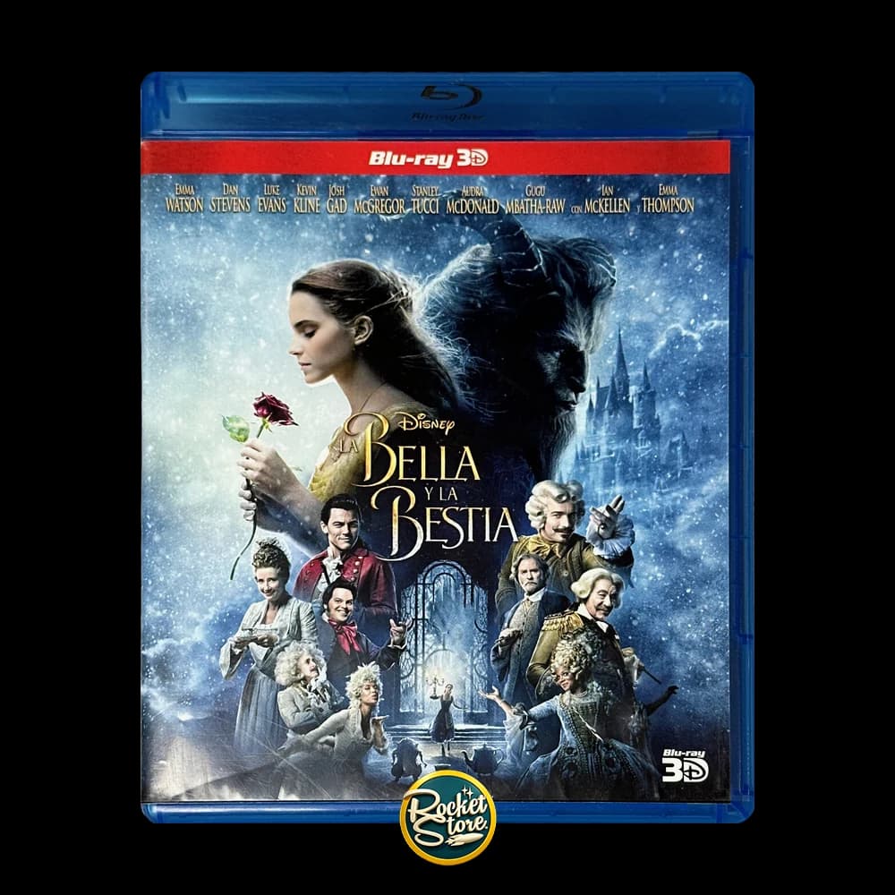Blu-ray 3D La Bella y la Bestia (Live Action, 2017)