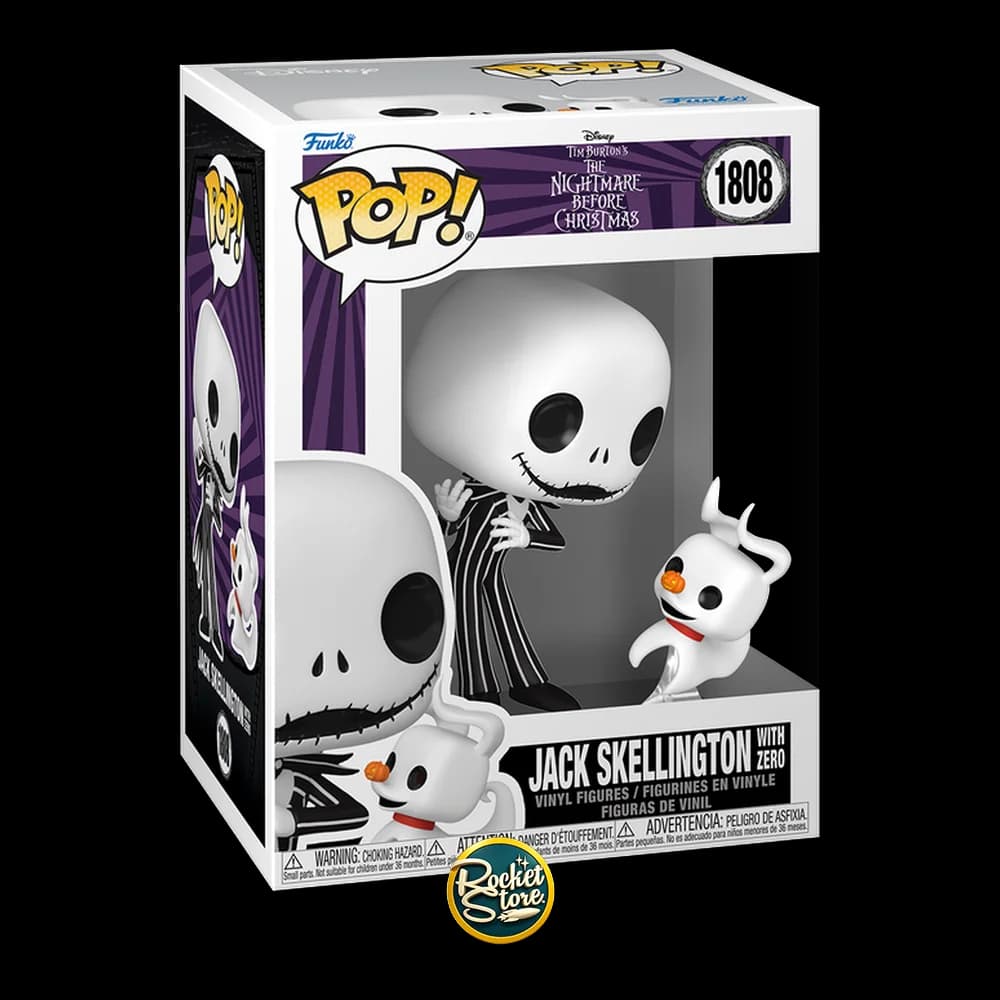 Funko Pop! & Buddy Nightmare Before Christmas #1808 - Jack & Zero