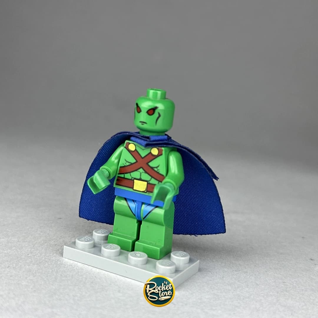 Minifigura tipo LEGO DC Comics Martian Manhunter Variante